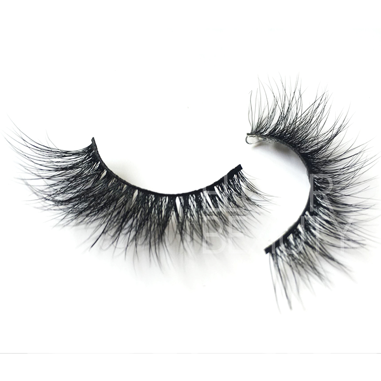 3D real mink permanent false eyelashes China manufactures EJ79